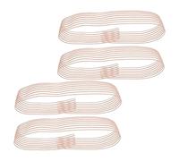 Gatuida 4Pcs Pink Ballet Pointe Shoe Elastics Invisible Reinforced Stretch Bands Elastic Straps for Dance Shoes Flexibility Training and Ballet Practice