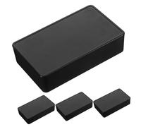 Gatuida 4pcs Plastic Electronic Junction Boxes Durable Electric Enclosures for Chargers Cable Storage Multi Purpose Installation and Space Saving Use