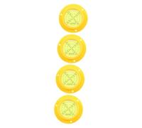 Gatuida 4pcs Portable Bubble Level with Base Round Spirit Level for Accurate Measurements Compact and Durable Tool for Rvs Campers Tripods and More
