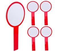Gatuida 4pcs Portable Dry Erase Boards Handheld Whiteboard Scoreboards Lightweight Erasable Writing Paddles for Students Teachers Classroom Voting and Scoring Uses Random Color