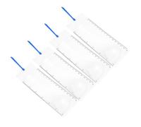 Gatuida 4pcs PVC Bookmark Magnifying with Magnifier Lens and Built Ruler Portable Page Magnifiers for Low Vision Reading Books Magazines Newspapers