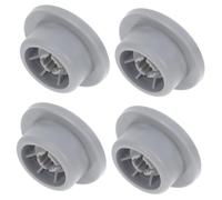 Gatuida 4pcs Replacement Dishwasher Wheel for Lower Rack Plastic Sturdy Parts Convenient and Effective Operation Compatible with Bosch and Similar Models