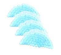 Gatuida 4pcs Reusable Round Ice Bags Cooling Ice Packs for Injuries Finger Care Pain Relief Cold Compress Packs Blue Semicircle Shape