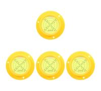 Gatuida 4pcs Round Bubble Level with Base Portable Level for Accurate Measurement for Rvs Campers Tripods and More Easy to Read and Use Resistant Design