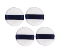 Gatuida 4pcs Round Makeup Powder Puff for Dusting Compact Powder Soft Velvet Cosmetics Puff for Women and Girls