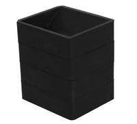 Gatuida 4pcs Rubber Furniture Caster Cups for Wheels Non Slip Bed Frame Wheel Stoppers for Sofas Chairs Desks Floor Protectors Easy Installation Black