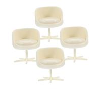 Gatuida 4pcs Scale Tiny Furniture Model Portable and Lightweight Design for Dollhouse Decor Architectural Displays Versatile and Space Saving Mini Furniture