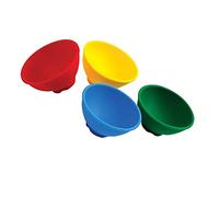 Gatuida 4pcs Silicone Bowls Mini Drop Resistant Seasoning and Rice Bowls for Food Grade Safe Easy to Clean Includes Yellow Green Blue Colors
