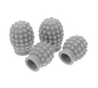 Gatuida 4Pcs Silicone Drumstick Caps Noise Reducing Mute Tips for Percussion for Practice and Storage Rhythm Timing for Home the Go Use