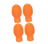 Gatuida 4pcs Silicone Drumstick Covers Noise Dampening Tips for Quiet Practice Flexible Drum Mute Caps Protect Drum Surfaces Essential Silent Drumstick Silencers for Technique