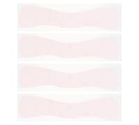 Gatuida 4pcs Silicone False Eyelash Holder - Reusable Wave Shape Eyelash Extension Shims Lash Stands Forehead Pallet Extensions Tools