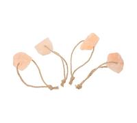 Gatuida 4pcs Small Pet Salt Blocks Pendant for Rabbit Animals Natural Salt Brick Farmhouse Rabbit Licking Nutrition Hamster