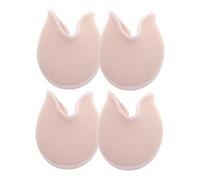 Gatuida 4pcs Soft Knitted Fabric Ballet Slipper Toe Caps with Sebs Shock Absorbing Pads Protector Cushions for Women Pointe Shoes Anti-slip Toe Covers for Dance Foot Comfort and Injury