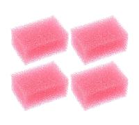 Gatuida 4pcs Special Effect Stipple Sponge Safe to Skin Pink Makeup Soft Sponge for Halloween Haunted House Face Painting Form Cuts Texture
