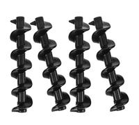 Gatuida 4pcs Spiral Shaft: Fountain Spiral Shafts Replacement for Chocolate Machines - Efficient Feeder Rod for Home Parties and Festive Events