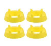 Gatuida 4pcs Sports Football Kicking Tee - Soccer Ball Display Rack - Memorabilia Ball Display Pedestal For Sphere Football Basketball Volleyball Yellow