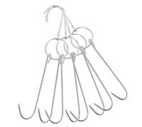 Gatuida 4pcs Stainless Steel Meat Hooks for Butchering and Smoking BBQ Poultry Hanging Hooks Heavy Duty for Pork Beef Chicken