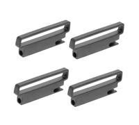 Gatuida 4pcs Stainless Steel Watch Strap Adapter Connector Replaceable Smartwatch Band Accessory for and Easy Installation Finish