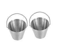 Gatuida 4pcs Stylish Grey Egg Holder Egg Rack for Fridge Stainless Steel Container for Fresh