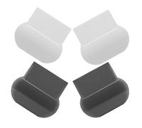 Gatuida 4pcs Toilet Lid Lifter Handle Ergonomic Self Adhesive Toilet Seat Lifter for Easy Use Durable Construction Versatile for Home and Public Restrooms Avoid Touching