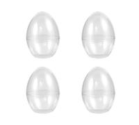 Gatuida 4pcs Transparent Packing Boxes for Easter Storage for Weddings Showers Birthdays Celebrations Fillable Shape for Treats Goodies