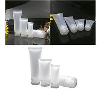 Gatuida 4pcs Travel Cosmetic Containers to Refillable Bottles for Facial Cleanser Hand Cream and Toiletries Leakproof and Lightweight for Skincare the Go