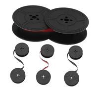 Gatuida 4pcs Typewriter Ribbon Typewriter Ink Ribbon Twin Spool Universal for Wide Ink Spool Replacement Twin Black Nylon