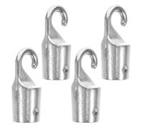 Gatuida 4Pcs Vertical Blind Wand Hooks Blind Wand Tip Replacement for Window Curtain Rod Hook Accessories for Home Window Treatment