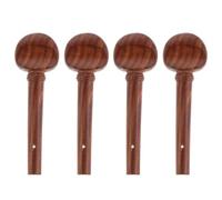 Gatuida 4pcs Violin Tuning Pegs Set Rosewood Acoustic Pegs 4/4 Wood Violin Replacement Accessories String Instrument Parts for Professional and Student Fiddle
