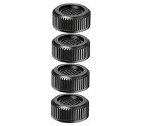Gatuida 4pcs Washing Machine Foot Pads Shockproof Non-slip Base Stand Polypropylene and Tpr Material Protective Furniture Pads for Floors and Washing Machine