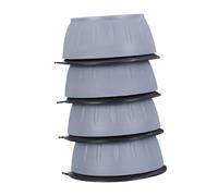 Gatuida 4pcs Washing Machine Foot Pads Skid-resistant Noise Reduction Furniture Lifting Pad Easy Install