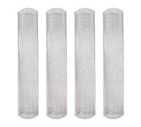 Gatuida 4pcs Weighted Steel Plates - Compact Weighted Vest Steel 300g Per Plate Inserts Filling - Bear Load Training Fitness Accessory For Workout Running Gym