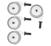 Gatuida 4pcs Wheels Replacement Silent Swivel Caster Wheels for Boy Girl Stroller Front Back Replacement Parts and Easy to Install