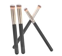 Gatuida 4Pcs Wooden Handle Concealer Brush Professional Makeup Brushes for Nose Contour Powder Application and Finish for Daily Use and Giving