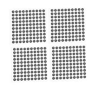 Gatuida 4sheet Dots Scanner Reflective Markers for Mapping Positioning Target Diffuse Reflection Tracking Dots for Scanning Systems