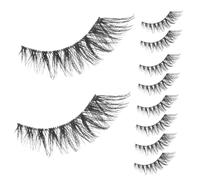 Gatuida 5 Pairs False Eyelash Strips Natural Look DIY Lashes Easy to Wear Comfortable Classic Design for Everyday and Party Use for Friends and Family
