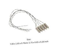 Gatuida 5 Pcs Coreless Micro Vibrating Motors High-temperature Resistant Brushed Motors for Wearable Devices Smart Bracelets with Gear Reduction Box Random Color