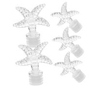 Gatuida 5 Pcs Travel Decorative Refillable Glass Perfume Bottle Stoppers with Unique Embossed Design French Style Elegance for Fragrance Oils Water Mister and Bottles