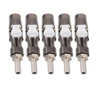 Gatuida 5 Sets Auto Tire Inflator Connector Self-Locking Tire Air Chuck Adapter Inflator Hose Nozzle for Compressor Attachments