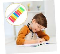 Gatuida 5 Sets Fluorescent Color Index Labels Self-adhesive Sticky Page Markers for Document Classification Office Study Use with Super Sticking Power and Bright Colored Tabs