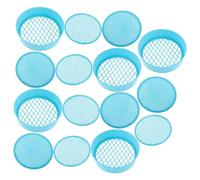 Gatuida 5 Sets Garden Sifter - 4.32'' Fine Mesh Sieve Plastic Soil Sifter Science Equipment Kit - Test Sieves For Classroom Lab Experiment Equipment
