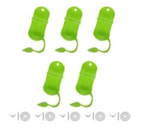 Gatuida 5 Sets Parrot Standing Rack with Natural Cuttlefish Skeleton Bird Vegetables Holder and Food Feeding Supplies for Birdcage Feeder and Parakeet Cage