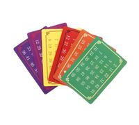Gatuida 5 Sets Telepathic Mind Reading Number Cards for Interactive Party Tricks and Halloween Performances Reusable Close-up Mentalism for Stage and Audience Engagement