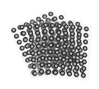 Gatuida 5 Sheets Scanning Markers for Reverse Engineering Dot Point Markers for Accurate Tracking and Complex Detail Capture Reflective Stickers for Scanning Systems and Reflection Use