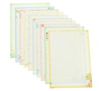 Gatuida 50 Pack A4 Decorative Printer Paper Thick Delicate Origami Paper for Printing Elegant Border for Office DIY Projects