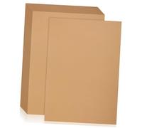 Gatuida 50 Pcs Kraft Cardstock Paper Sheets Thick Heavyweight Cardboard for Crafting Scrapbooking DIY Projects Painting Halloween Photo Construction Paper