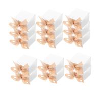 Gatuida 50 Sets White Mini Party Favor Boxes with Ribbon Elegant Small Treat Packaging for Weddings Birthdays Showers and Special Events Decorative Souvenirs with European Inspired Design