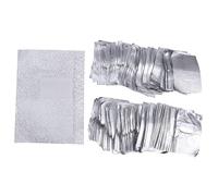 Gatuida 500Pcs Nail Foil Wraps Gel Nail Polish Remover Pads of Foil for Easy Manicure Cleaning for Polish Removal