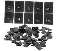 Gatuida 500Pcs Washable Fabric Labels Multi Use Webbing Tags for Clothing Sewing Craft Garments Clear Printed Markers for Apparel Inventory Management