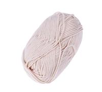 Gatuida 50g Milk Cotton Yarn for Knitting and Crocheting, Comfortable Warm Chunky Yarn Made from Soft Milk Cotton, for Sweaters, Hats and Scarves in Beige Colour for Wet and Needle Felting